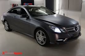 Matte Grey Vinyl Wrapped Mercedes Vinyl Wrap Vinyl Grey Car