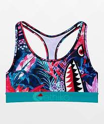 Ethika Tropic Bomber Sports Bra Zumiez In 2020 Ethika Sports Bra Bra