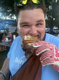 The Plymouth County Fair + Pork Chop and a Glove = One Happy Jacob Howard!