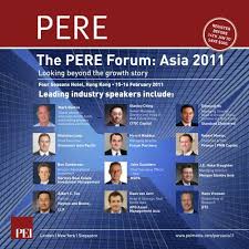 Asset management is about three things: The Pere Forum Asia 2011 Pei Media