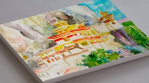 Watercolor Painting For Beginners How To Draw Bhutan Tigers Nest Monastery Step By Step Tutorial Youtube See more ideas about japanese temple, temple tattoo, japanese temple tattoo. watercolor painting for beginners how to draw bhutan tigers nest monastery step by step tutorial