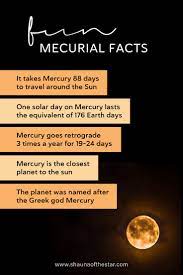 Mercury Fun Facts How Are You Feeling Facts Fun Facts