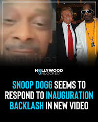 Snoop Dogg shares a message for internet users who criticized his  Inauguration performance 🎤