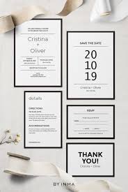 Black And White Wedding Invitations Templates Modern Wedding Invitation Template Printable Diy Wedding Invite Set Modern Wedding Invitations Templates Black Wedding Invitations Modern Wedding Invitations