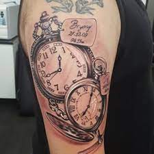 You can also try a broken clock tattoo design and it will represent that your heart is broken but you. 25 Timeless Clock Tattoo Designs For Men