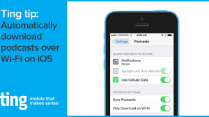 I just went over the new features in the castro 3 update. Automatically Download Podcasts Over Wi Fi On Ios Ting Com
