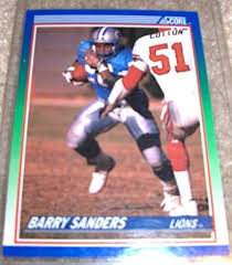This is a football trading card of barry sanders. Rih2qnn88iawmm