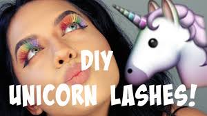 Check spelling or type a new query. Diy Unicorn Lashes Rainbow Lashes Omg Youtube