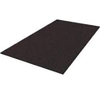 FLOORINGINC Red Recycled Rubber 4 ft. W x 6 ft. L x 3/8 in ...