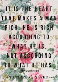 The Heart Makes A Man Rich How To Get Out Of Debt Fast And Then We Saved