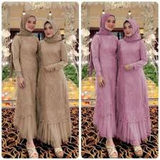 Selain terlihat trendy,menggunakan baju couple juga akan terlihat lebih menarik. Jual Mantul Baju Gamis Muslim Terbaru 2020 2021 Model Baju Pesta Wanita Jakarta Barat Ara S H O P Tokopedia