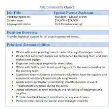 45 Free Downloadable Sample Church Job Descriptions Job Description Pastor Jobs Assistant Jobs