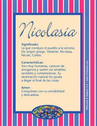 Image result for Nicolasia