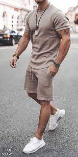 Men S Sports Suits In 2021 Mens Summer Outfits Stylish Men Casual Sport Outfit Men