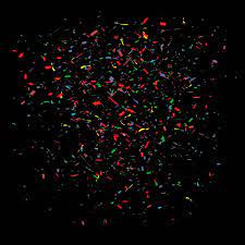 6 X Confetti Overlays Falling Confetti Separate Png Files For Photoshop Instant Download Cuok Overlays Photoshop Digital Backdrops