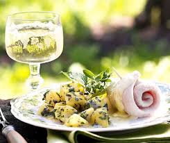 Omble Chevalier A L Absinthe Rezept Fischfilet Schalotten Absinth