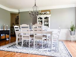 To visualize the size of the carpet. How To Choose The Perfect Dining Room Rug Simply2moms