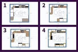 The free kitchenplanner.net online planner is a 3d online kitchen planner that can help you with your kitchen planning. Potential Kitchen Floor Plan Options Madness Method