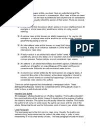 Maybe you would like to learn more about one of these? Types Of Newspaper Articles Pdf News Adverb