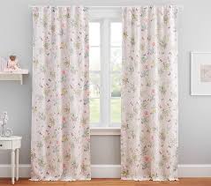 Bouquet Blush Butterfly Linen Blackout Panel