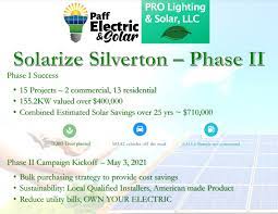 To run jobs and make sure they were completed under budget and on time. Paff Electric Solar Posts Facebook