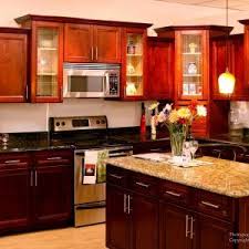 Cherry Wood Kitchen Cabinets With Glass Doors Glass Kitchen Cabinet Doors Cherry Wood Kitchen Cabinets Glass Cabinet Doors