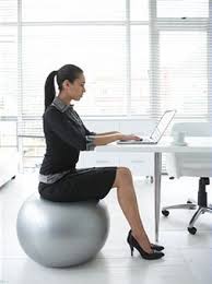 That paper, which compared balls with office chairs,. Sitting On A Gym Ball At Work The Facts Posture People