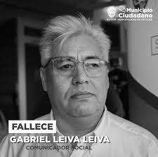 Hoy lamentamos el triste fallecimiento de Gabriel Leiva Leiva (Q.E.P.D),  quien fue comunicador social de amplia trayectoria. Trabajó durante 28 años  de su vida en diversos medios de comunicación como radio Polar,
