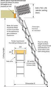 Zip Ladder Specification Retractable Ladder Foldable Stairs Loft Ladder