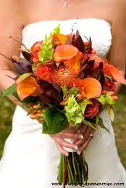 Send cheer, happiness and love with orange flower arrangements and bouquets. Fall Wedding Ideas Fall Bouquet Bridal Bouquet Fall Fall Wedding Flowers Fall Wedding Bouquets