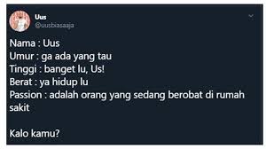 Biodata singkat penulis dan identitas penelitian dicantumkan sebagai catatan kaki pada halaman pertama naskah. 6 Biodata Nyeleneh Ala Netizen Ini Bikin Geleng Geleng Hot Liputan6 Com