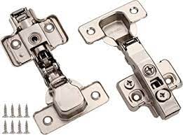Kitchen or bathroom cabinet hinges. Decobasics Kitchen Cabinet Frameless Hinges Pack Of 2 Soft Close Door Hinges Metal Hinges For Kitchen Drawers Cabinet Hardware 3 Way Adjustability Easy Installation Hinges Amazon Canada