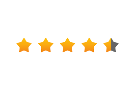 5 star rating review, star png transparent 9664666 PNG