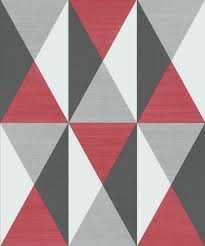 Find over 100+ of the best free red and grey images. Red Black Grey Diamonds 3d Wallpaper Geometric Modern Triangles Vinyl Feature For Sale Online Ebay