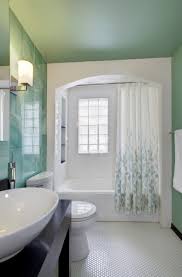 Subway ceramics and simple sink basin among bathroom basics that look. Retro Bathroom Houzz