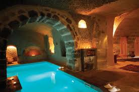 Pin By David Bugeja On Underground Pool In 2020 Cave Hotel Indoor Pool Cool Pools