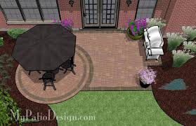 280 Sq Ft Small Paver Patio Design Patio Pavers Design Small Patio Design Outdoor Patio Designs