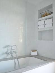 With a glass shelf at 12 inches this creates 2 feet of shelf space. 9 Ideas For Shower Niches That Add Style And Storage To Your Bathroom Travel And The Designer