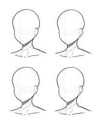 Head Design Base Sketch And Lineart By Kitsunetsukiko Deviantart Com On Deviantart Anime Drawings Tutorials Anime Drawings Sketches Art Sketchbook