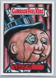 GARBAGE PAIL KIDS SKETCH GPK