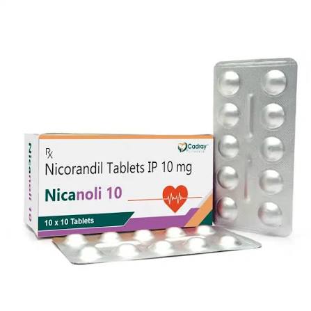 Nicanoli 10 Nicorandil 10 mg Tablet