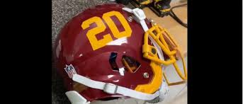 The redskins logo on the helmet will be replaced by the player's number in gold. Washington Football Team Unveils New Helmets The Daily Caller