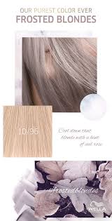 A Pure Balanced Blonde That S Ice Cool From Root To Tip Master The Hair Color With Our All New K Professional Hair Color Cool Blonde Hair Hair Color Swatches