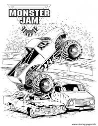 Print Grave Digger Monster Jam Truck Coloring Pages Monster Truck Birthday Monster Truck Coloring Pages Truck Coloring Pages