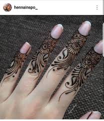 Pin By Sweet Blossom On Hyeiia Henna Designs Hand Mehndi Designs For Fingers Finger Henna Designs