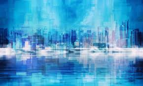 Find this ultimate set of cool city wallpapers backgrounds, with 53 cool city wallpapers wallpaper illustrations for for tablets, phones and desktops, absolutely for free. Cool Blue Abstract City Scape Wallpaper Mural Marmalade Art