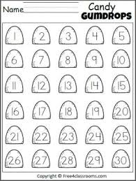 Number Gumdrops To 30 Kindergarten Math Addition Letter Writing Practice Kindergarten Math Free