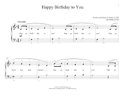 For working out the names of the notes on the stave for mary had a little lamb print the free pdf. Happy Birthday To You Arr Christopher Hussey Noten Mildred Hill Patty Hill Lehrmaterial Fur Piano