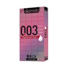 Buy now to enjoy extra wet sex. Okamoto 003 Hyaluronic Acid Very Thin Condom 10s Condom Webshop