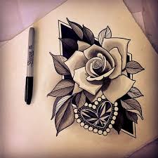 Black Star Trendy Tattoos Traditional Rose Tattoos Tattoos